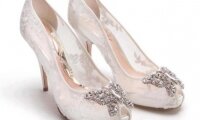 Fabulous Lace Bridal Shoes Picture