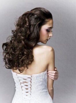 Long Curly Wedding Hairstyles Picture